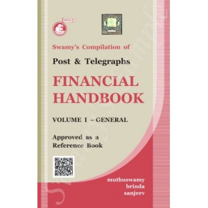Swamy Publisher's Posts & Telegraphs Financial Handbook Volume - I by Muthuswamy & Brinda
